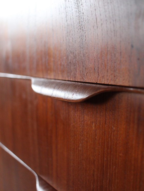 Image 1 of Vintage Danish teak chest of drawers, wide!