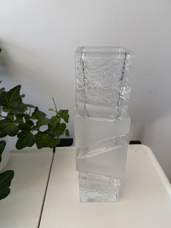 Image 1 of Vintage Pop Art crystal vase