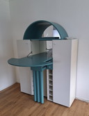 Interlubke Bar Möbel von Peter Maly Postmoderne 1980er