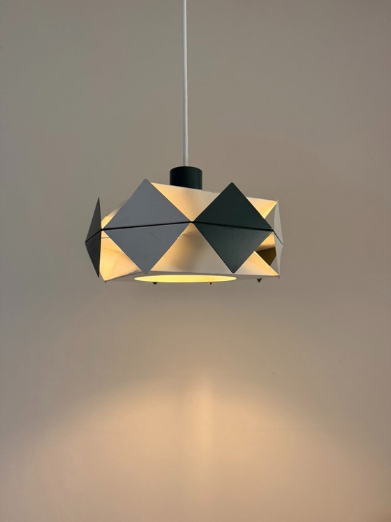 Vintage rare Preben Dahl Symfoni - Hans Folsgaard - Danish design lamp – Pendant lamps, Metal (photo 3 of 13)