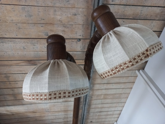 Image 1 of Lampada da terra vintage Steinhauer con doppio paralume, anni '60/'70