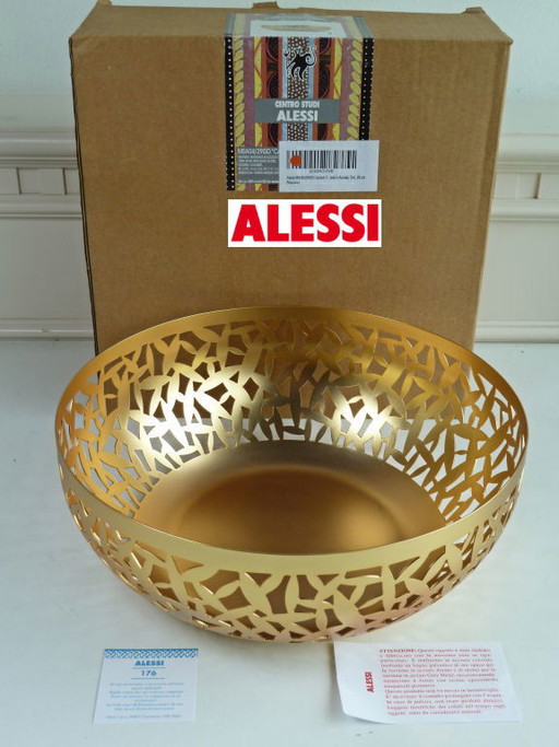 Alessi MSA04/29GD CACTUS! offene Obstschale gold