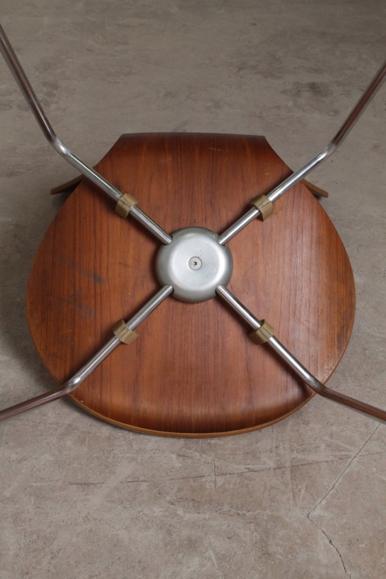 Image 1 of Juego de 5 sillas Serie 7, Arne Jacobsen para Fritz Hansen, 1960-1970.