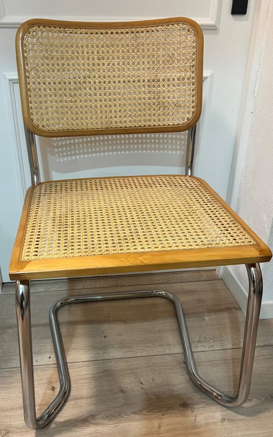Image 1 of 6x Cesca Marcel Breuer stijl Made in Italy