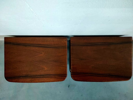 Image 1 of Vintage set of classic bedside tables from the 1950s/60s.