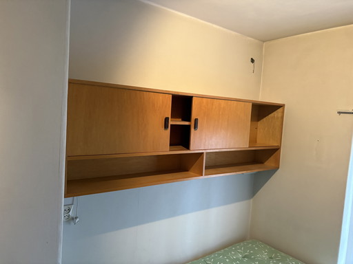 Vintage retro Pastoe stijl wandmeubel