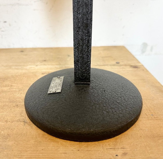 Image 1 of Vintage Black Enamel Table Photo Lamp, 1950s