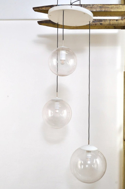 Vintage 3-light pendant lamp, 60s/70s