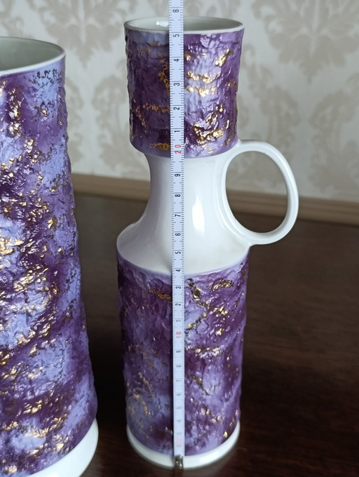Vintage Royal Porzellan Bavaria KPM Vase Set – vazen, Porcelain (photo 2 of 10)