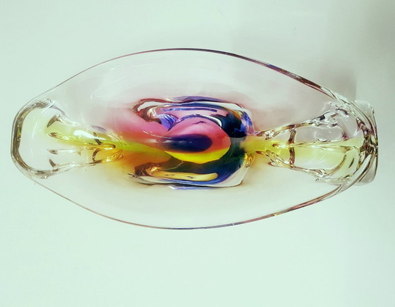 Image 1 of Bowl /Hand free blown glass / Josef Rozinek 