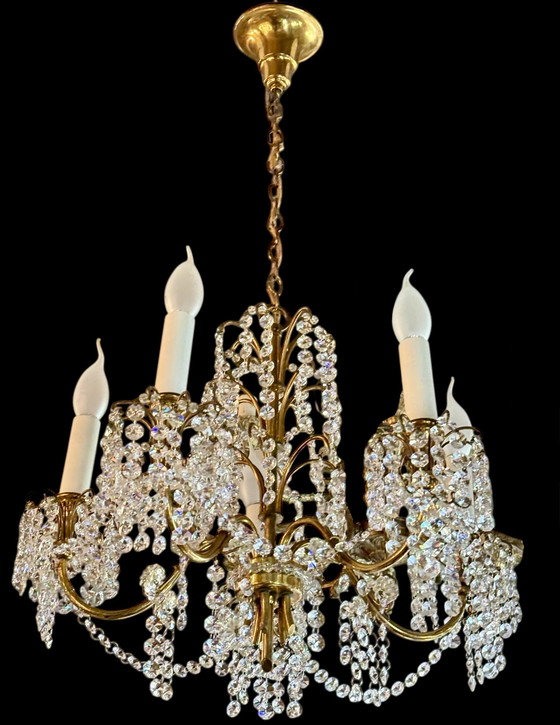 Image 1 of Splendida corona Swarovski di metà secolo Lucbter