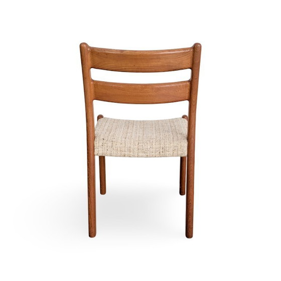 Image 1 of Originele set van 4 mid-century stoelen van EMC Mobler, Deens teakhout design.