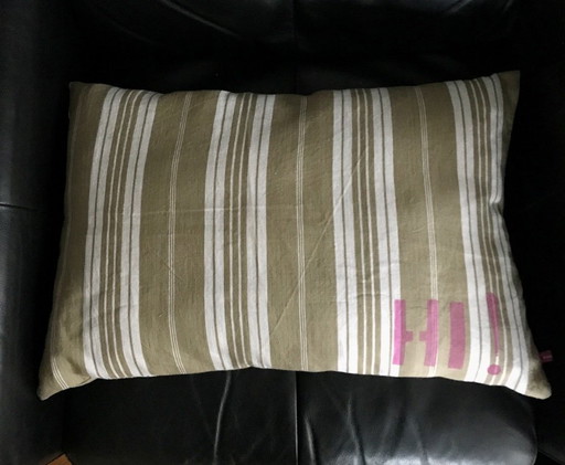 Coussin rectangulaire toile de matelas