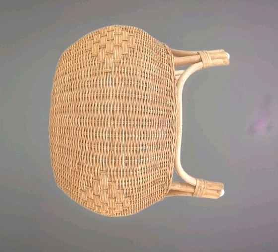 Taburete escandinavo de ratán y bambú – Rattan, Bamboo (photo 3 of 8)