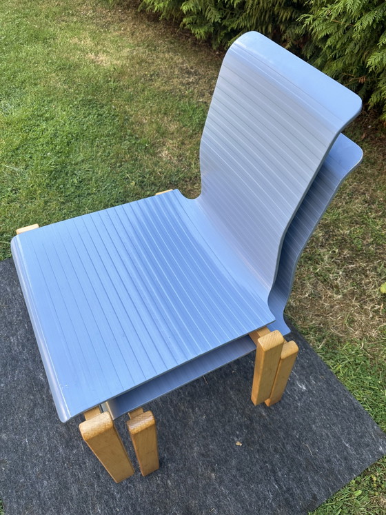 Wilkhahn - Stapelbare stoelen van beukenhout en multiplex – Eetkamerstoelen, Wood (photo 10 of 15)