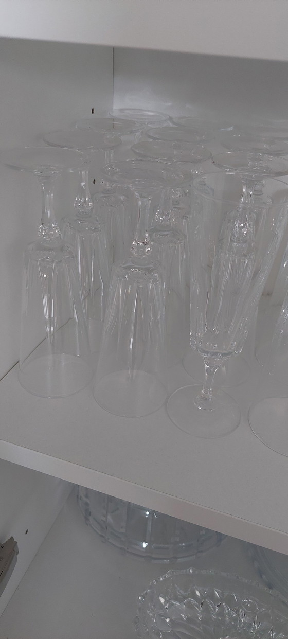 Image 1 of Vintage crystal glass dinnerware