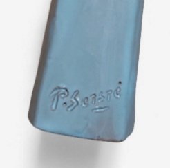 Image 1 of Paul Sersté (1910 - 2000) artista belga Donna con bambino ceramica smaltata