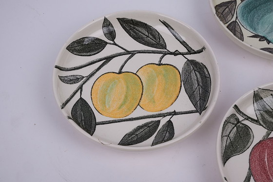 Image 1 of 6 platos de cerámica Wächtersbach, platos de fruta, platos para tartas