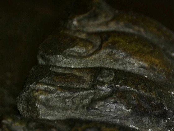 Antiek bronzen Rama beeld uit Thailand – krachtige hofstijl met beweging – lot 464 – Beeldhouwkunst, Wood (photo 25 of 25)