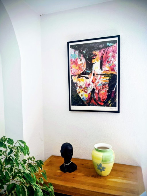 GONGAS - You belong to me - Lithographie d'artiste encadrée