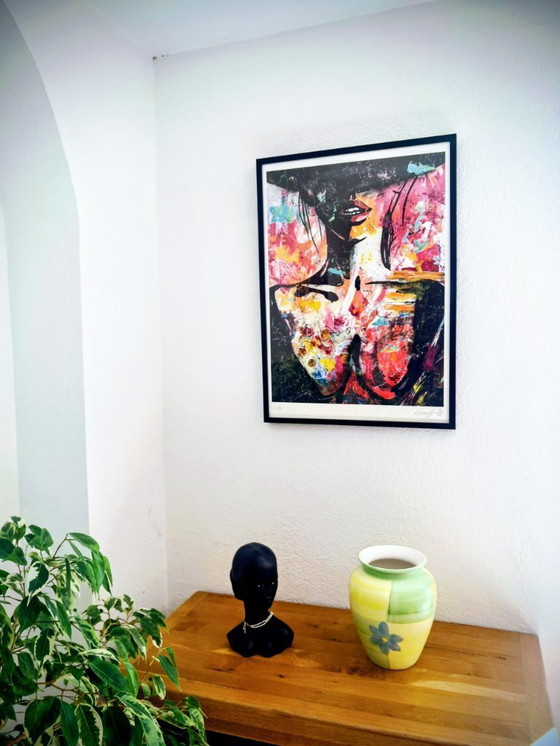 Image 1 of GONGAS - You belong to me - Lithographie d'artiste encadrée