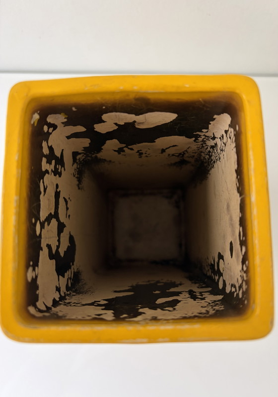 Postmoderne Vazenset Geel Met Groen Dienblad – Decoratieve objecten, Ceramic, Metal (photo 13 of 15)