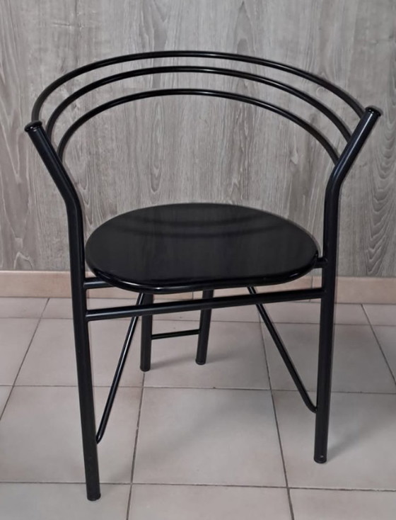 Image 1 of 6 chaises design noires