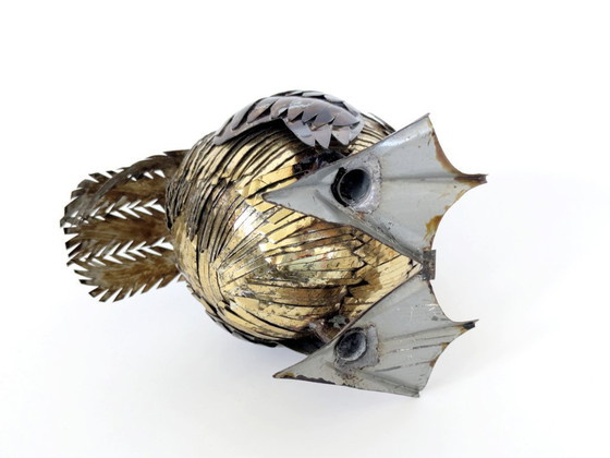 Image 1 of Brutalist Mixed Metal Dodo Sculpture Brass Copper 1960s Sergio Bustamante Style MCM