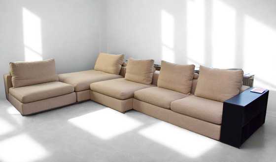 Image 1 of New condition Flexform Groundpiece XL modular design lounge sofa