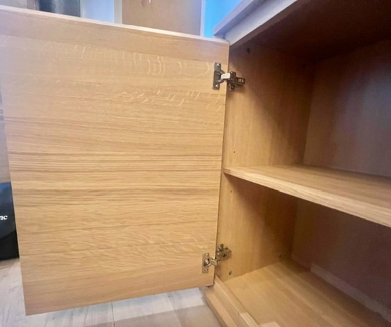 Image 1 of Large Light Wood Sideboard