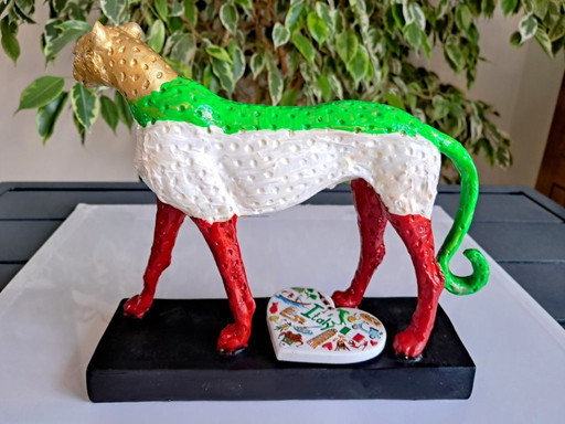 Enzo SAN MARCO - Il Ghepardo - Künstlerskulptur