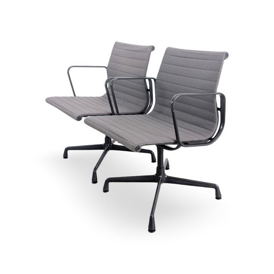 Image 1 of 2x Vitra EA 107 Bürostuhl Vitra Charles Ray Eames hopsak grau