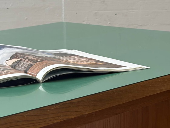 Image 1 of Mid-century desk with linoleum top by Merz Roller, 1960s