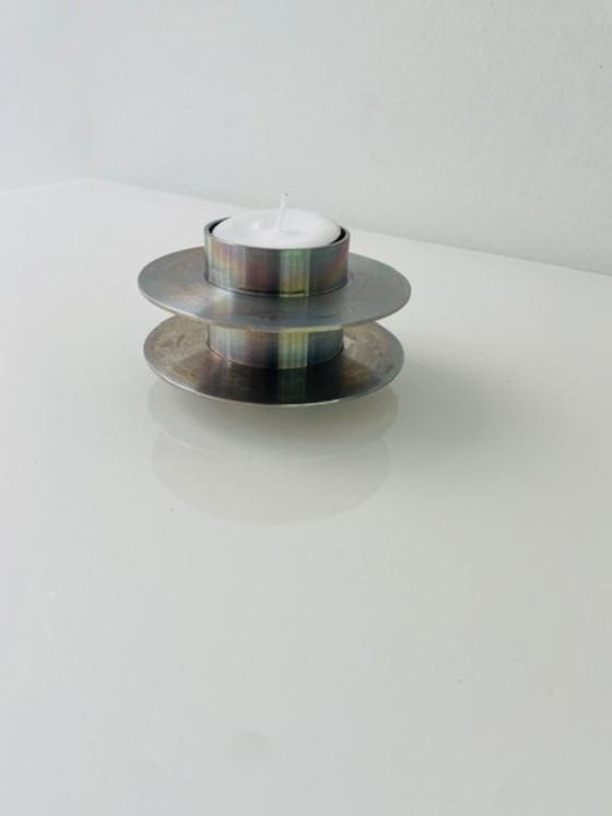 Image 1 of Set di 2 portacandele ZACK in acciaio inox – Design tedesco