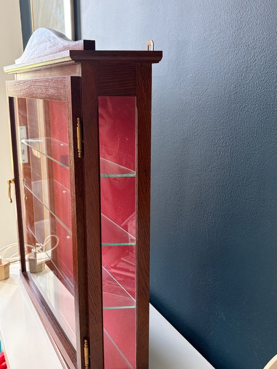 Wall display cabinet – Passmann-Import Haarlem, Glass, Textile (photo 4 of 6)
