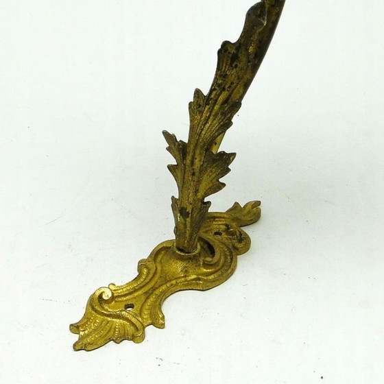 Wandlampe im Jugendstil aus dem frühen 20. Jahrhundert, Schweden – Wandleuchten, Brass (photo 8 of 13)