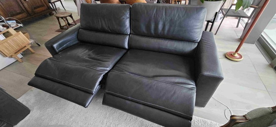 Poltrona in pelle nera – Divani 2 posti, Leather, Metal (photo 5 of 8)