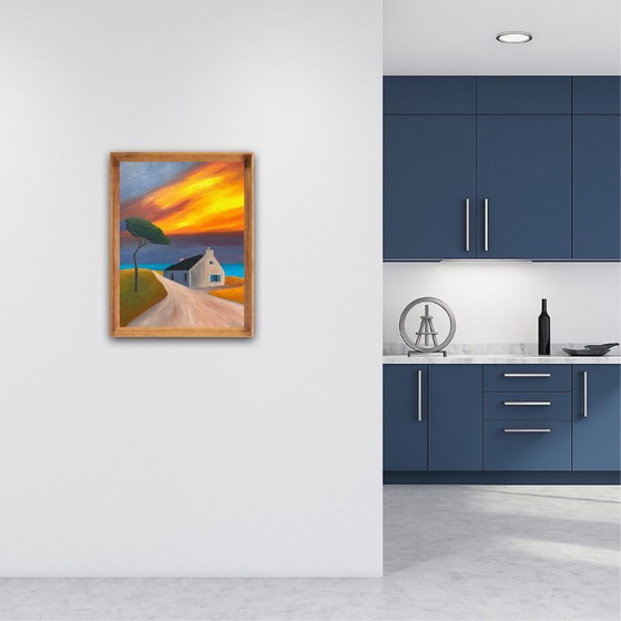 Image 1 of Öl auf Leinwandrahmen 61x46cm.