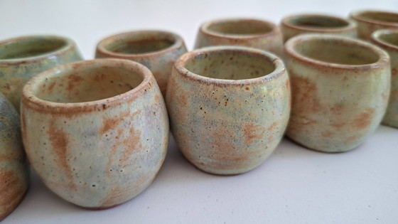 Image 1 of Set of 20 terracotta snail pots