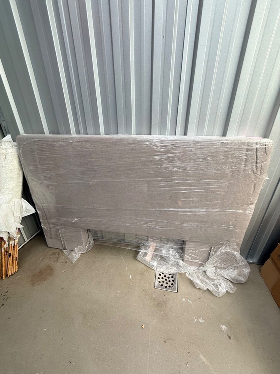 Image 1 of Cabecero Swiss Sense, para cama de 160 cm, tejido Chivasso gris claro.
