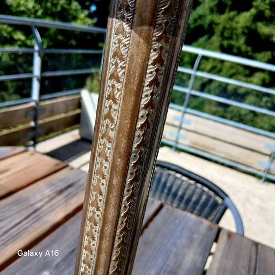 Image 1 of Grande lampada ad olio Baccarat ? Cristal Bronze Et Regule 77cm XIX Ème