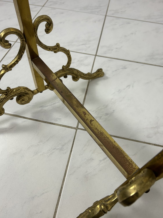 Image 1 of Vintage Hollywood Regency freestanding coat rack brass
