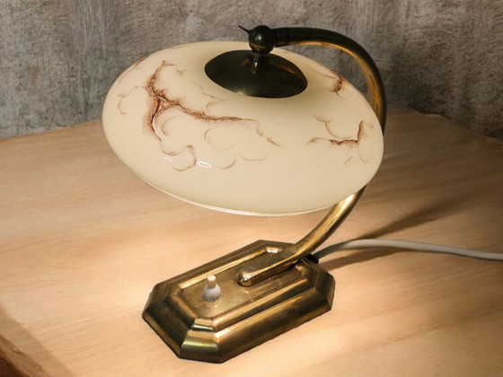 Image 1 of Extremely rare, handmade Art Deco table lamp / bedside lamp, 1920s