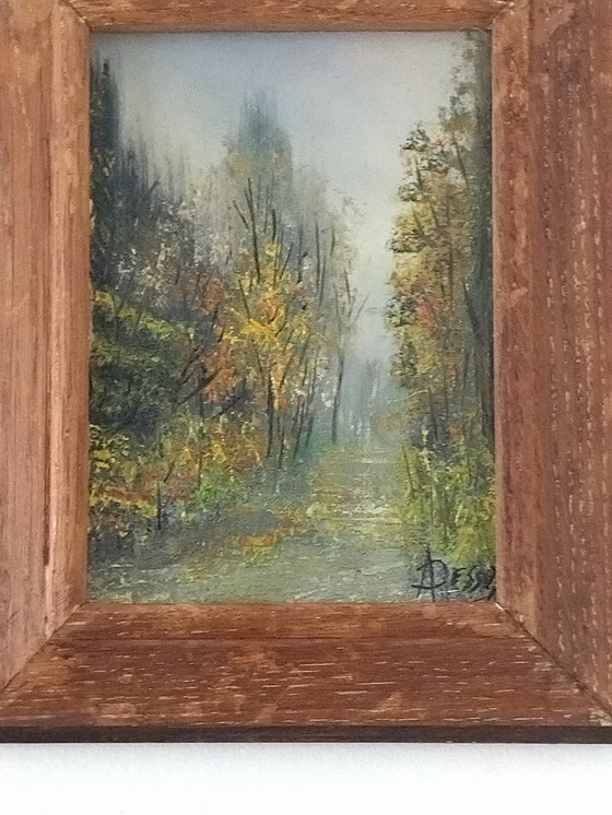 Image 1 of Petit tableau style impressionniste 