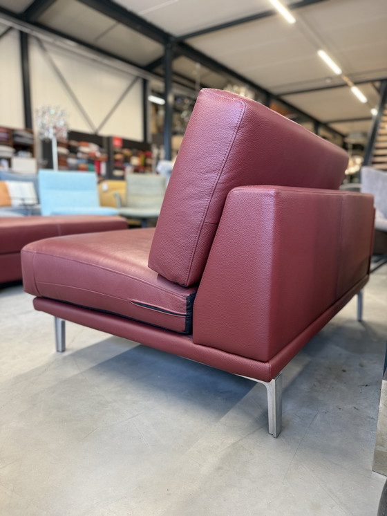 Image 1 of Leolux Bellice Sofa End Part 110 Senso Granata Leather