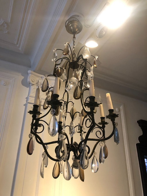 Lampadario francese a 8 braccia