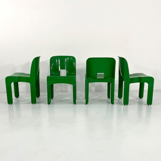 Image 1 of Sedia Universale modello 4868 verde di Joe Colombo per Kartell, anni '70