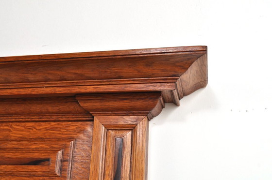 Antique Oak Coat Rack, 1890s – Wood (photo 7 of 12)