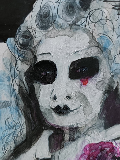 Day of the Dead – schilderijen tekeningen, Paper