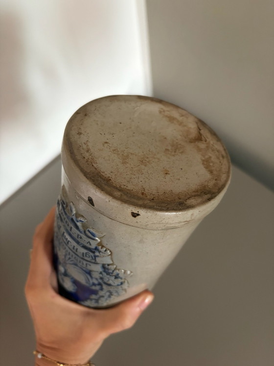 Boccale da birra tedesco da collezione, da 1 litro, Accessori da tavola, Ceramica, Grigio (foto 9 di 10)